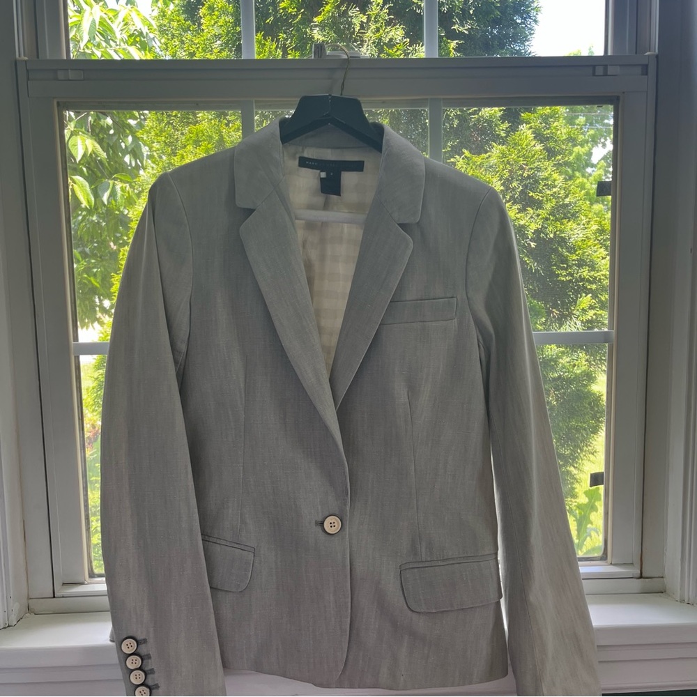 Marc By Marc Jacobs Gray and Cream Jacket
